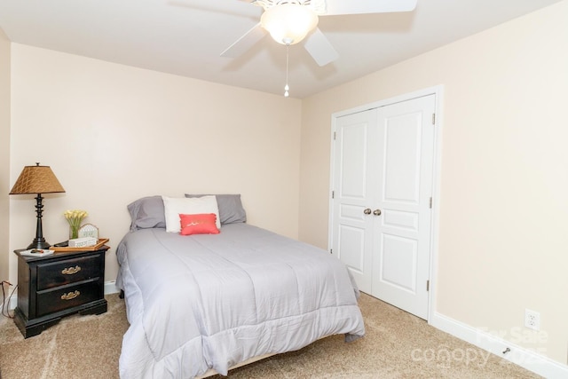 1006 Apogee Dr, Indian Trail, NC 28079 - carpeted bedroom with a ceiling fan and baseboards