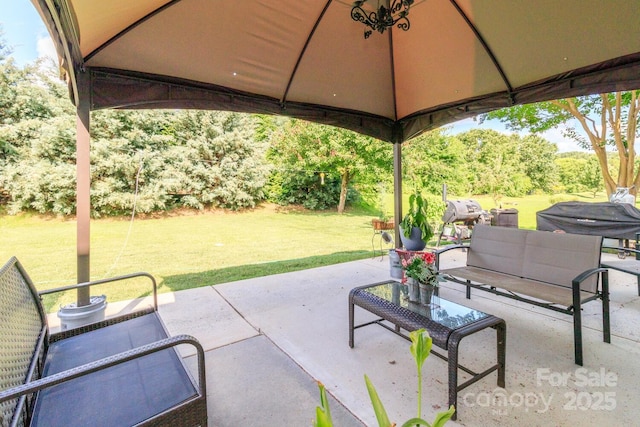 1006 Apogee Dr, Indian Trail, NC 28079 - view of patio / terrace with a gazebo and outdoor lounge area