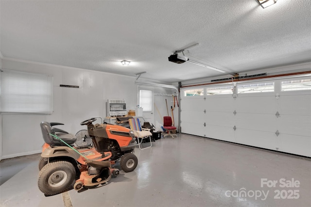2326 Horseshoe Bend Rd NE, Hickory, NC 28601 - garage with a garage door opener and heating unit