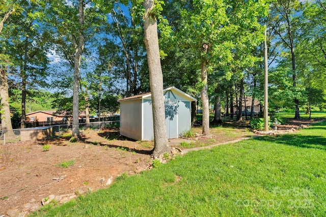 2326 Horseshoe Bend Rd NE, Hickory, NC 28601 - view of yard with a shed and view of scattered trees