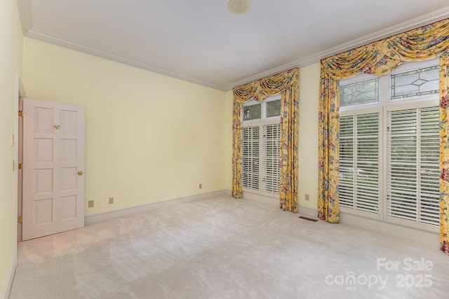 517 Kingsdown Ct, Waxhaw, NC 28173 - carpeted spare room with ornamental molding