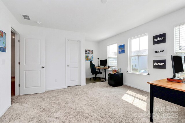 13140 Sudwick Ln, Charlotte, NC 28278 - office area featuring carpet floors and baseboards