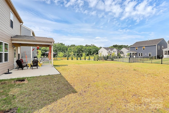 13140 Sudwick Ln, Charlotte, NC 28278 - view of yard featuring a patio area and a residential view