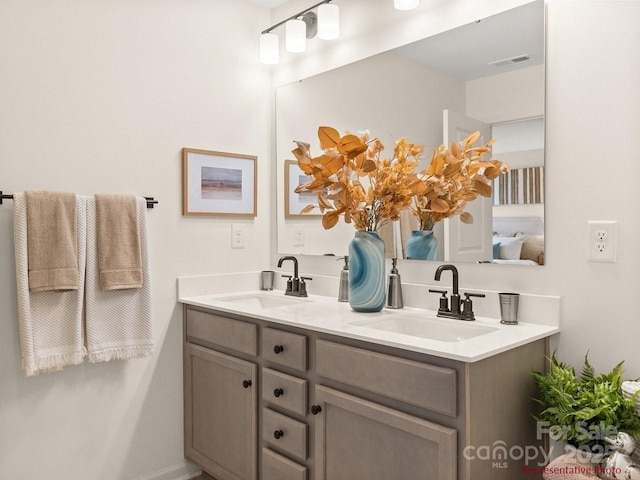 12016 Basking Dr, Charlotte, NC 28214 - full bathroom with double vanity