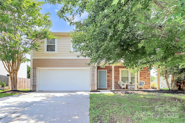 1817 Tradd Ave, Clover, SC 29710 - view of front of house featuring a garage, driveway, and a porch