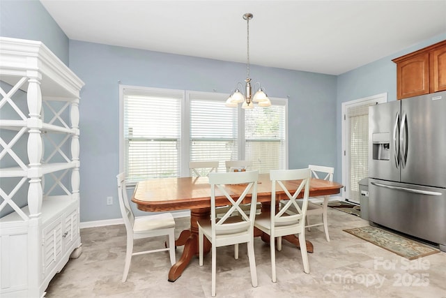 1817 Tradd Ave, Clover, SC 29710 - dining room with a chandelier
