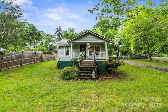 220 W College St, Black Mountain, NC 28711 - view of front facade featuring covered porch and a metal roof