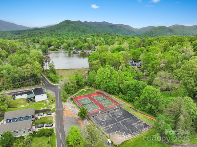 220 W College St, Black Mountain, NC 28711 - bird's eye view of a forest and a water and mountain view