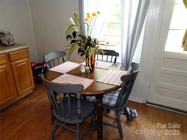 345 Old Toll Cir, Black Mountain, NC 28711 - dining room with wood finished floors