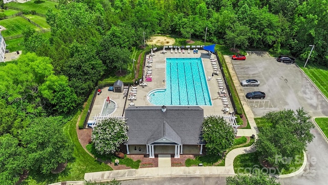 4006 Centerview Dr, Indian Trail, NC 28079 - drone / aerial view of a pool area