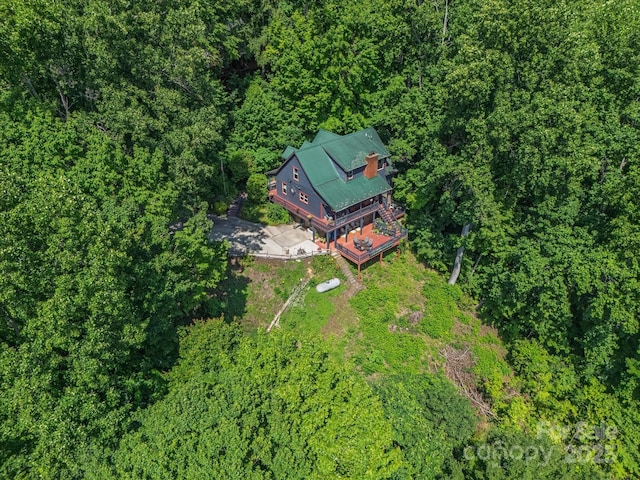 2981 Heath Peak Rd, Waynesville, NC 28785 - view of subject property featuring a heavily wooded area