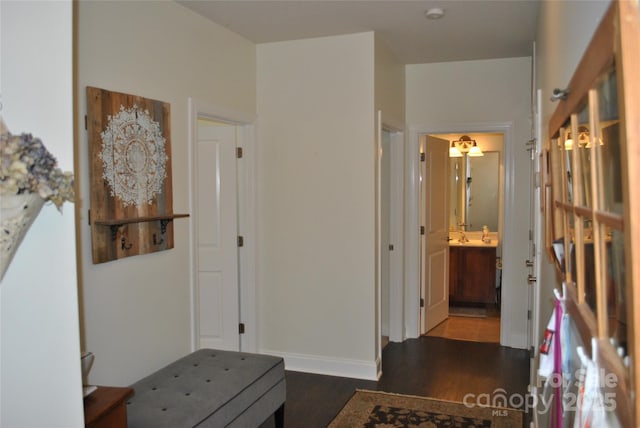 20 Foxden Dr Unit 203, Fletcher, NC 28732 - corridor featuring wood finished floors and baseboards