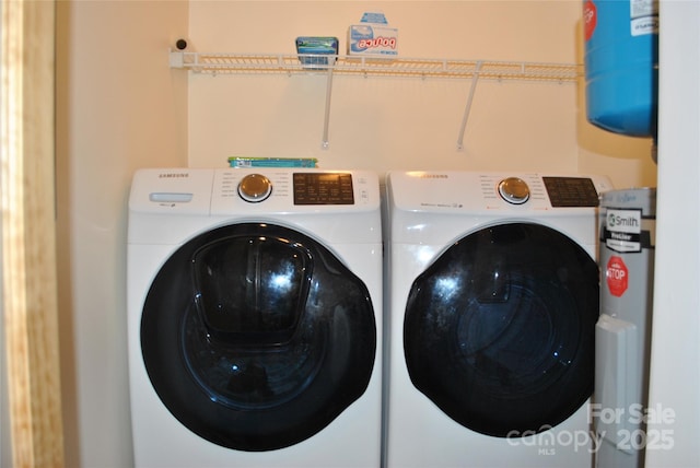 20 Foxden Dr Unit 203, Fletcher, NC 28732 - laundry area featuring washing machine and clothes dryer