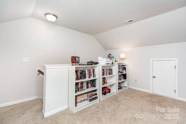 218 Canina Ln, Indian Trail, NC 28079 - bonus room with vaulted ceiling, carpet, and baseboards