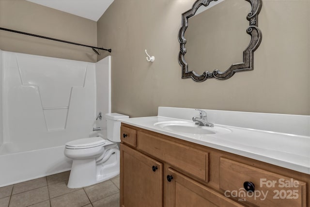 234 Brickton Village Cir Unit 201, Fletcher, NC 28732 - bathroom with vanity, tile patterned floors, and bathing tub / shower combination