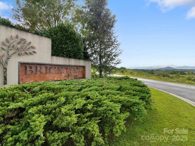 234 Brickton Village Cir Unit 201, Fletcher, NC 28732 - community / neighborhood sign featuring a mountain view