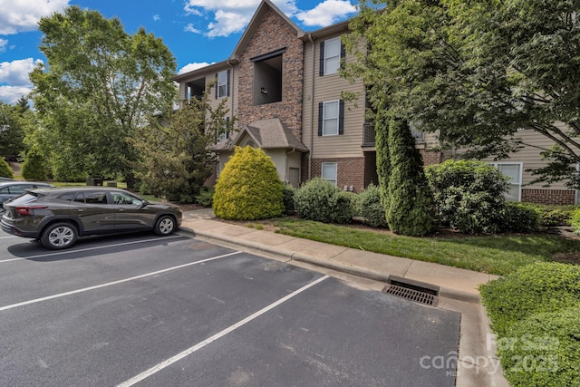 234 Brickton Village Cir Unit 201, Fletcher, NC 28732 - view of uncovered parking lot