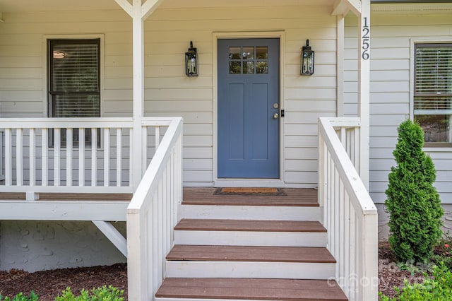1256 Canseco Ln, Hickory, NC 28602 - property entrance featuring a porch