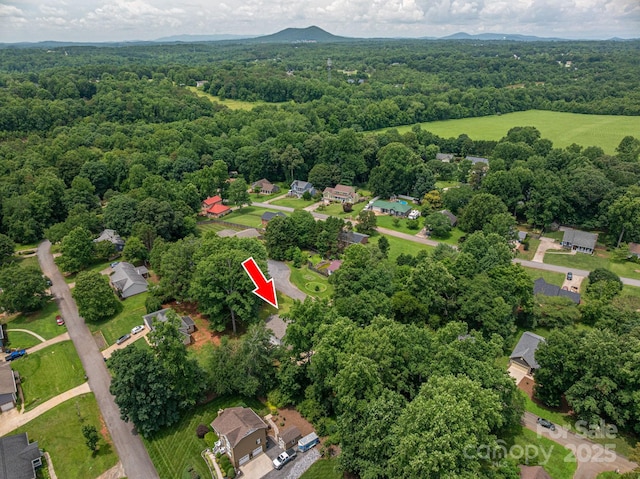 1256 Canseco Ln, Hickory, NC 28602 - aerial view of property's location with a forest
