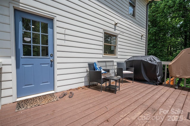 1256 Canseco Ln, Hickory, NC 28602 - deck with a grill