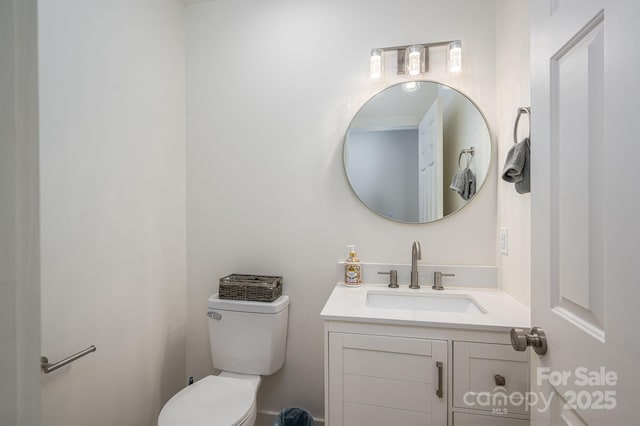 1256 Canseco Ln, Hickory, NC 28602 - half bathroom with vanity and toilet