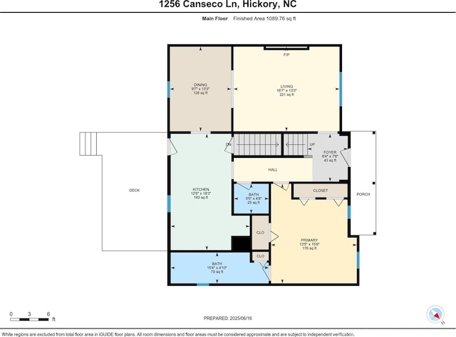1256 Canseco Ln, Hickory, NC 28602 - view of property floor plan