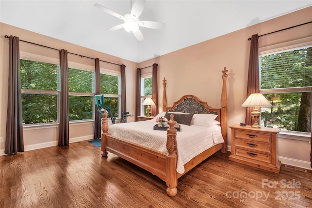1600 Buckland Ct, Indian Land, SC 29707 - bedroom with wood finished floors and a ceiling fan
