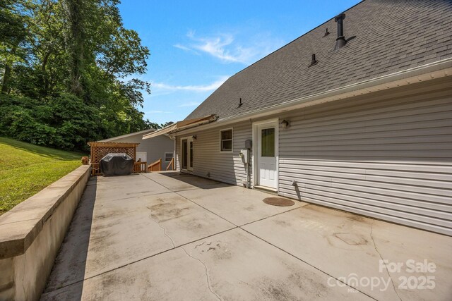 449 Concord Rd, Fletcher, NC 28732 - view of patio / terrace with grilling area