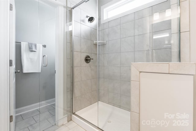 174 Pine Eagle Dr, Rock Hill, SC 29732 - full bathroom featuring a stall shower and tile patterned floors