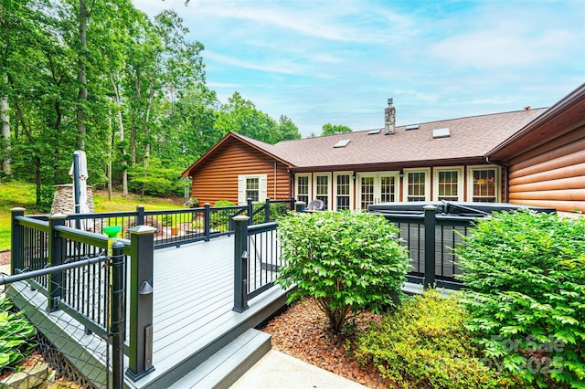 377 Birch Circle Dr, Hudson, NC 28638 - view of deck