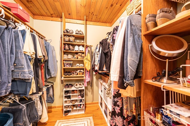377 Birch Circle Dr, Hudson, NC 28638 - spacious closet with wood finished floors