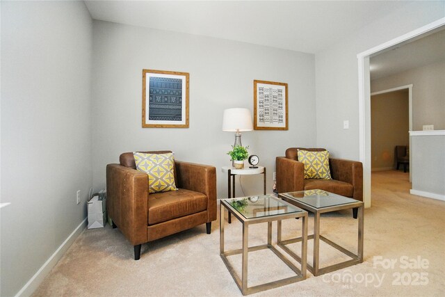 2246 Bluebell Way, Tega Cay, SC 29708 - sitting room featuring light colored carpet and baseboards