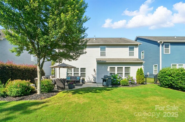 2246 Bluebell Way, Tega Cay, SC 29708 - back of property with an outdoor living space and a patio area