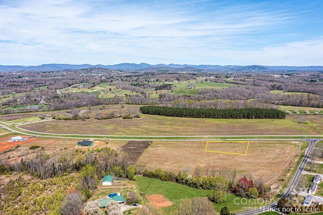 3000 Paul Payne Store Rd, Taylorsville, NC 28681 - overview of rural landscape featuring a mountainous background