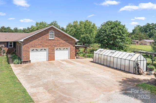4026 Biggerstaff Rd, Maiden, NC 28650 - garage with driveway