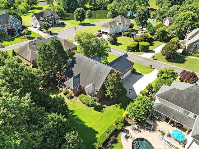 104 Fairwind Ct, Fort Mill, SC 29708 - aerial view of residential area featuring a pool area