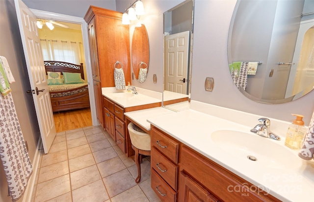 1250 Mountain Creek Rd, Rutherfordton, NC 28139 - ensuite bathroom featuring vanity and tile patterned floors