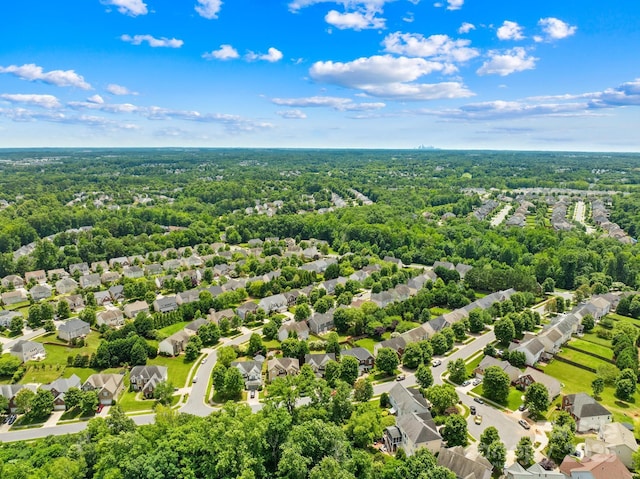 622 Lorain Ave NW, Concord, NC 28027 - aerial perspective of suburban area featuring a heavily wooded area