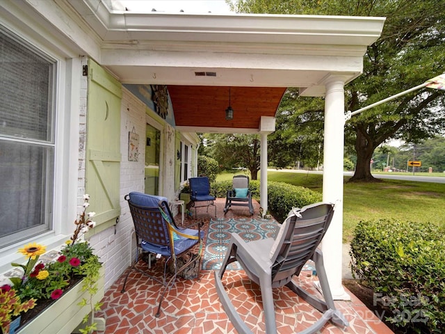 1614 Linwood Rd, Gaston, NC 28052 - view of covered porch
