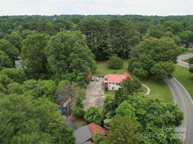 1614 Linwood Rd, Gaston, NC 28052 - bird's eye view of a heavily wooded area