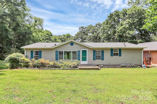 4104 Pebblebrook Cir SW, Concord, NC 28027 - view of front of property with a front lawn