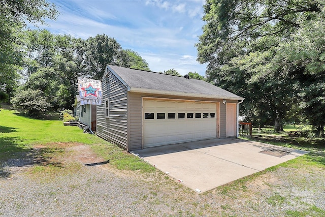 4104 Pebblebrook Cir SW, Concord, NC 28027 - view of detached garage