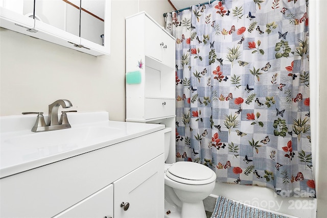 4104 Pebblebrook Cir SW, Concord, NC 28027 - full bath featuring toilet and vanity