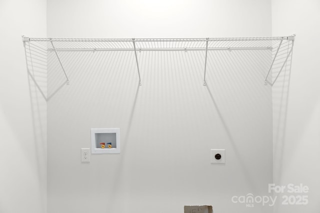 2413 Pruitt St, Charlotte, NC 28208 - washroom featuring hookup for an electric dryer and hookup for a washing machine