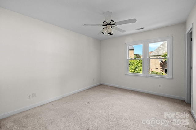 765 Portpatrick Pl, Fort Mill, SC 29708 - empty room featuring carpet, baseboards, and ceiling fan