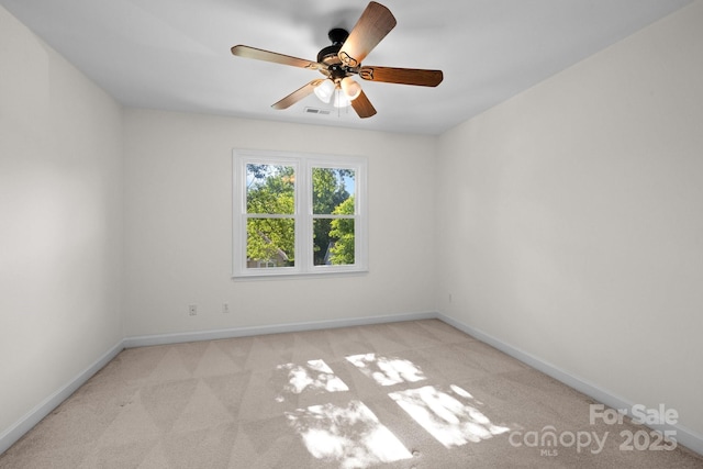 765 Portpatrick Pl, Fort Mill, SC 29708 - carpeted spare room with baseboards and a ceiling fan