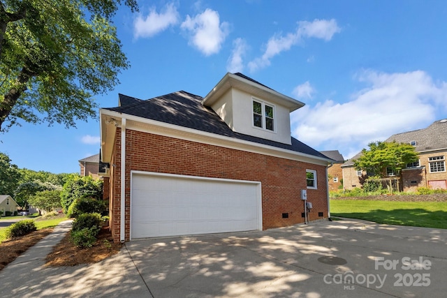 765 Portpatrick Pl, Fort Mill, SC 29708 - view of side of property with brick siding, driveway, and a garage