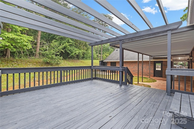 5916 Cashion Rd, Huntersville, NC 28078 - deck featuring a pergola