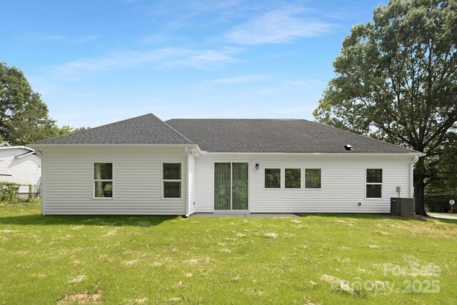 1312 W Monroe Rd, Salisbury, NC 28144 - back of house with a lawn and roof with shingles