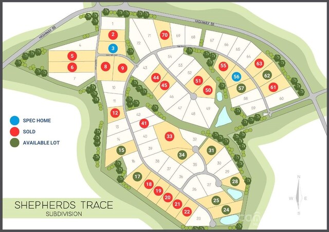1059 Sage Pine Cir Unit 56, Clover, SC 29710 - map showing property parcels